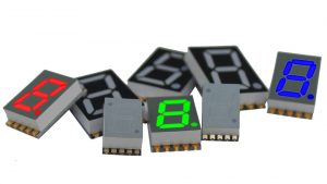 Thin DSM7T Series 7-Segment Single Digit Display Offers Flexibility & Convenience for a Wide Range of Applications VCC