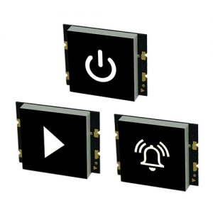 Overlay for CSM SERIES surface mount capacitive touch sensor display